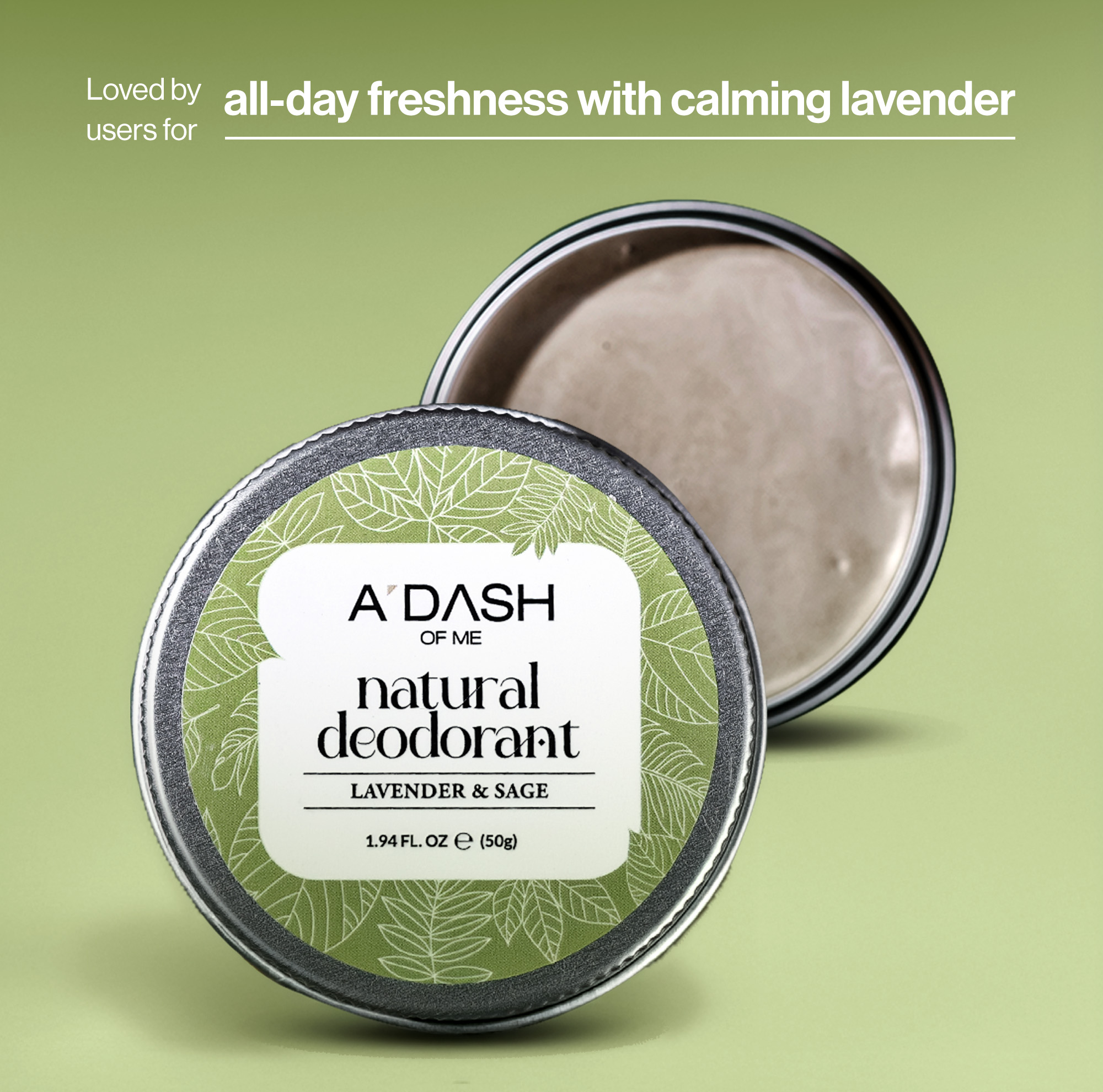 Lavender Natural Deodorant
