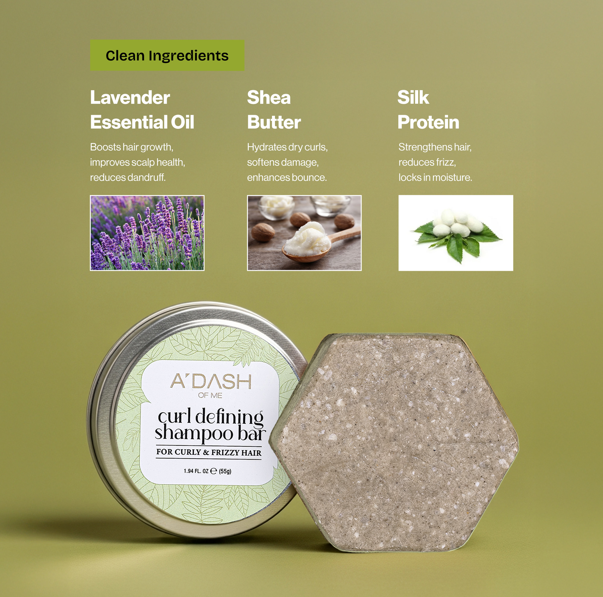 Curl Defining Shampoo Bar